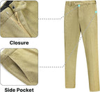 Men’s Shiny Metallic Straight-Leg Pants with Pockets